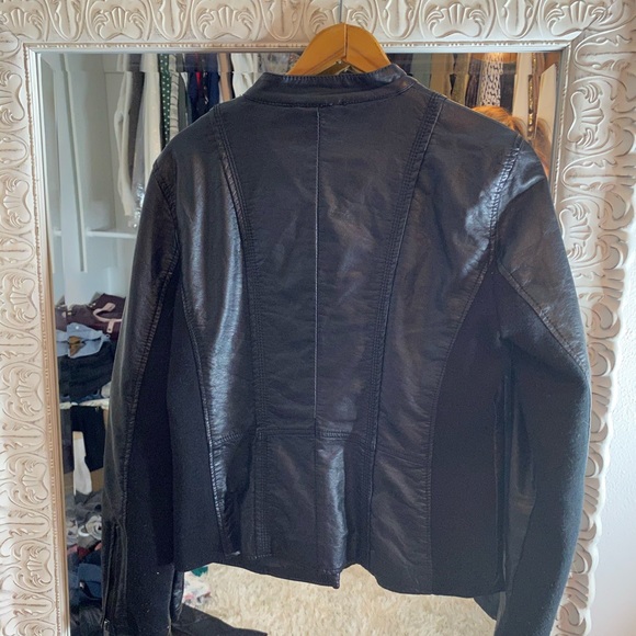 Black Faux leather jacket - Picture 4 of 4